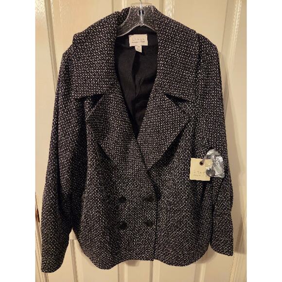hinge Jackets & Blazers - Hinge NWT - Tweed Peacoat - Nordstrom - Size XXL